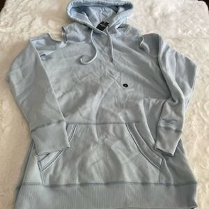 nwt hollister light blue hoodie hooded sweatshirt size small